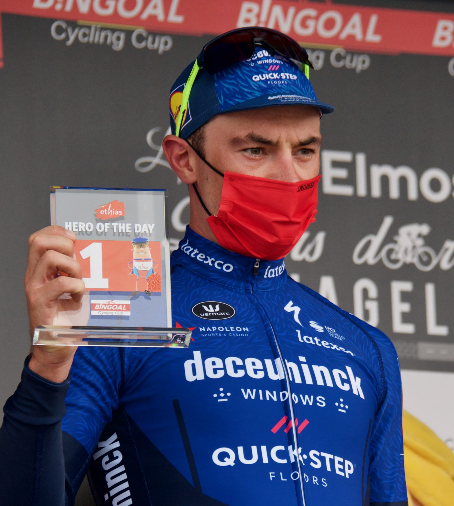 Ethias Hero of the Day Yves Lampaert maakt de koers op Duracell Dwars door het Hageland 2021